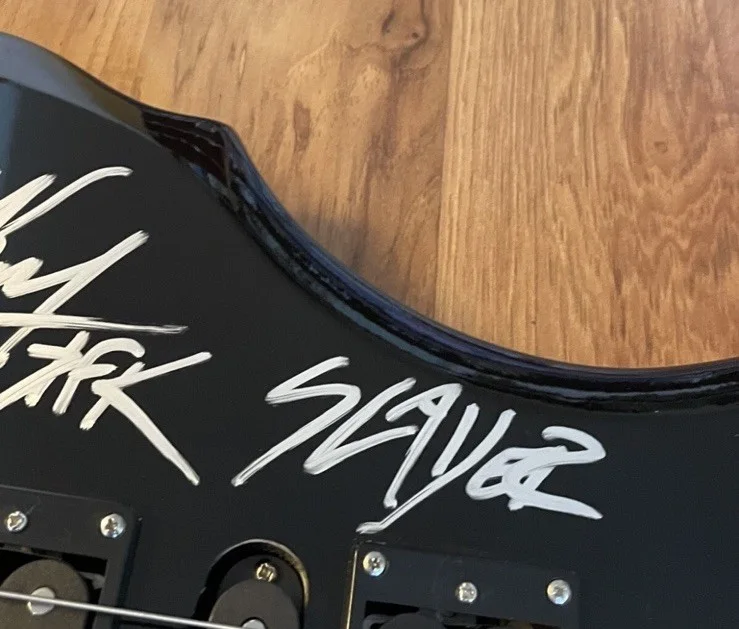 Kerry King Signed Guitar Slayer Metal BC Rich Style PROOF, изображение 4