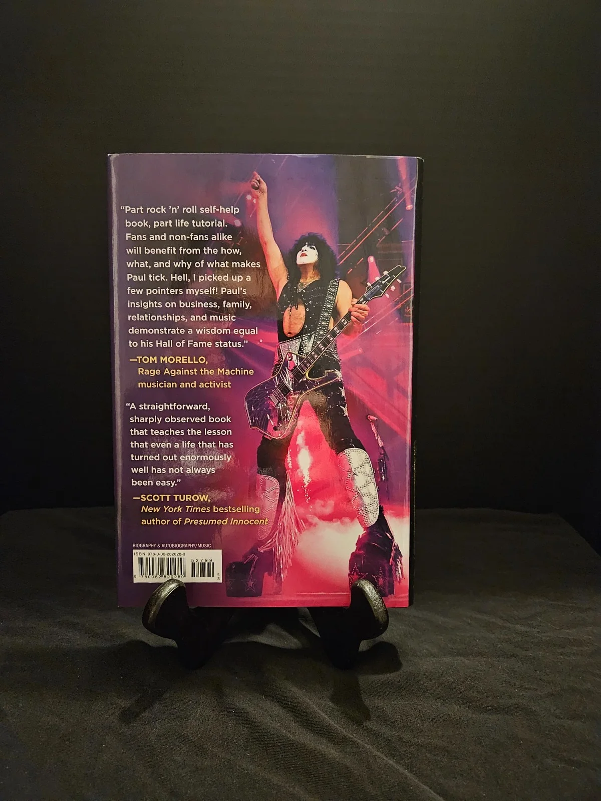 Paul Stanley Signed Copy Backstage Pass Book KISS BAS COA, image 5
