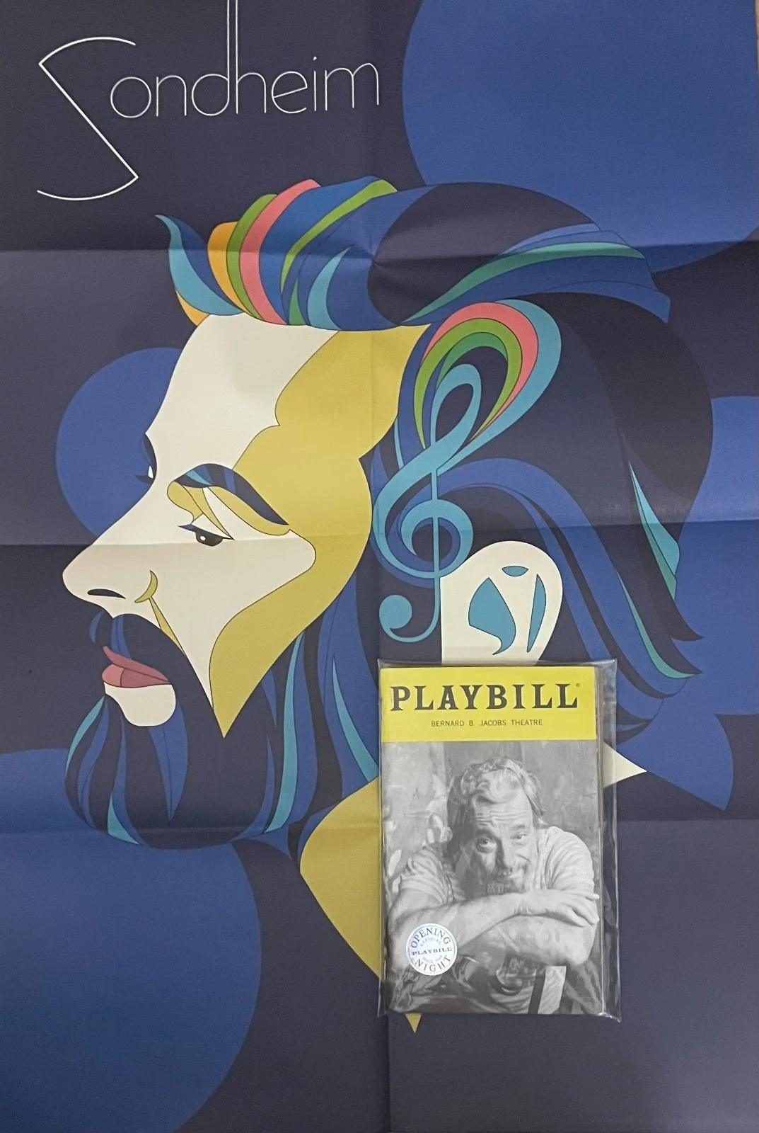 New - Stephen Sondheim - Company Opening Night Playbill + 20" x 30" Poster, image 2