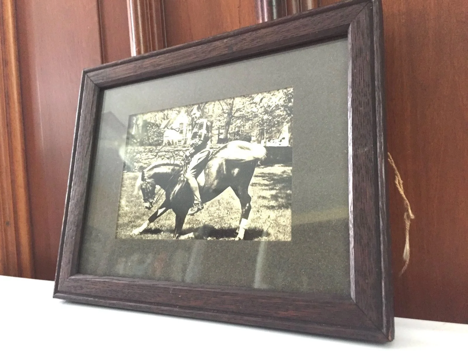 RARE Vintage ARTHUR GODFREY & Horse GOLDIE Signed PHOTOGRAPH Autographed Antique, изображение 2