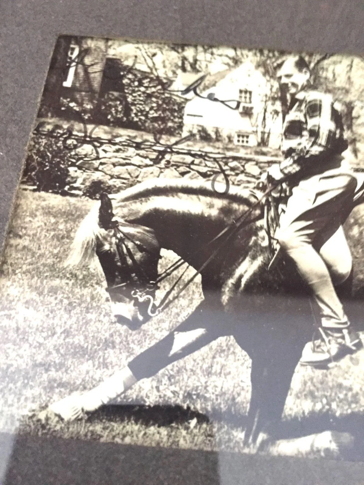 RARE Vintage ARTHUR GODFREY & Horse GOLDIE Signed PHOTOGRAPH Autographed Antique, изображение 4