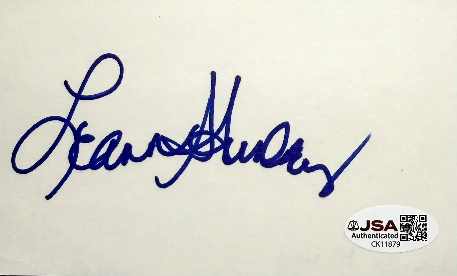 Leann Hunley — LEANN HUNLEY Signed Autographed 3x5 INDEX CARD Days of Our Lives JSA CERTIFIED, изображение 3