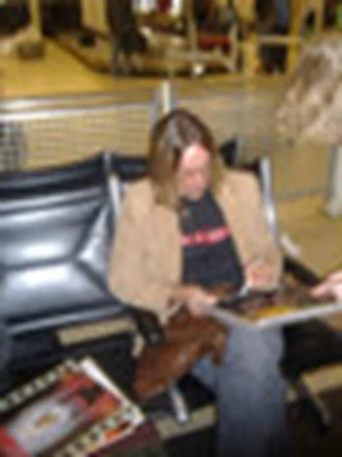 Iggy Pop Signed "Live & Wild" Custom Gibson Epiphone Graphics Guitar, image 5