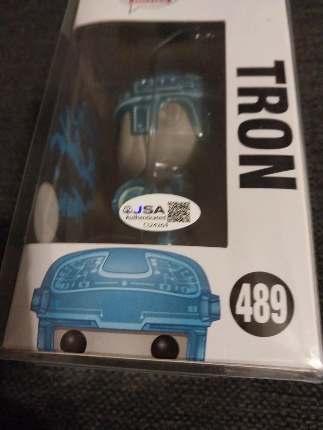 Bruce Reitherman — Bruce Boxleitner Signed Autographed TRON Funko Pop JSA Certified Glow Chase, image 4