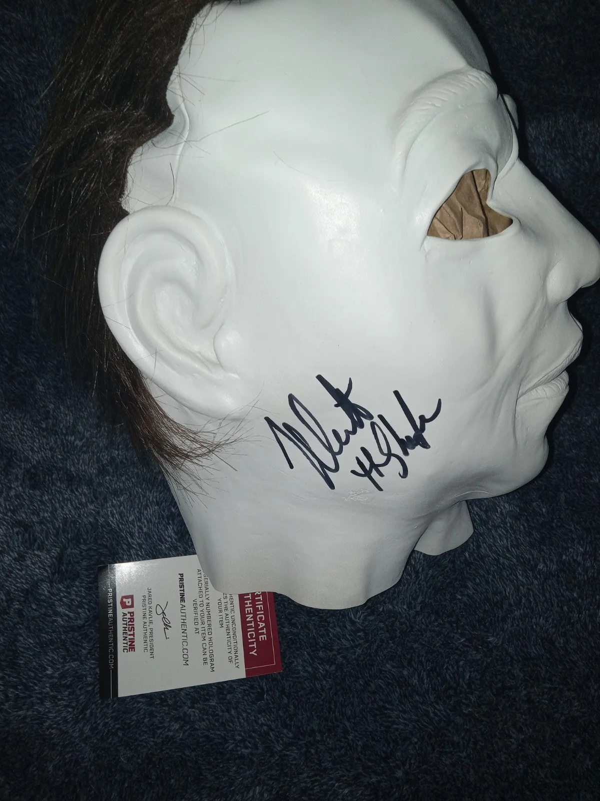 Nick Castle — Nick Castle Hand Signed "Halloween" Michael Myers Mask - COA, image 3