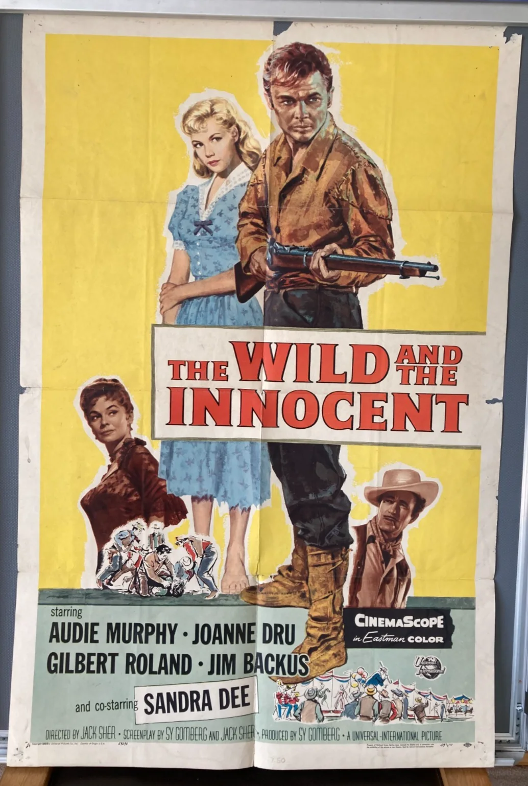 Cinema Poster: WILD AND THE INNOCENT, THE 1959 (US One Sheet) Audie Murphy, изображение 2