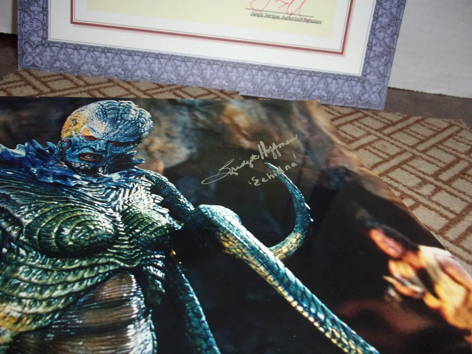 Hercules TV Show - Bridget Hoffman - Echidna - Autographed Photo with COA, изображение 4