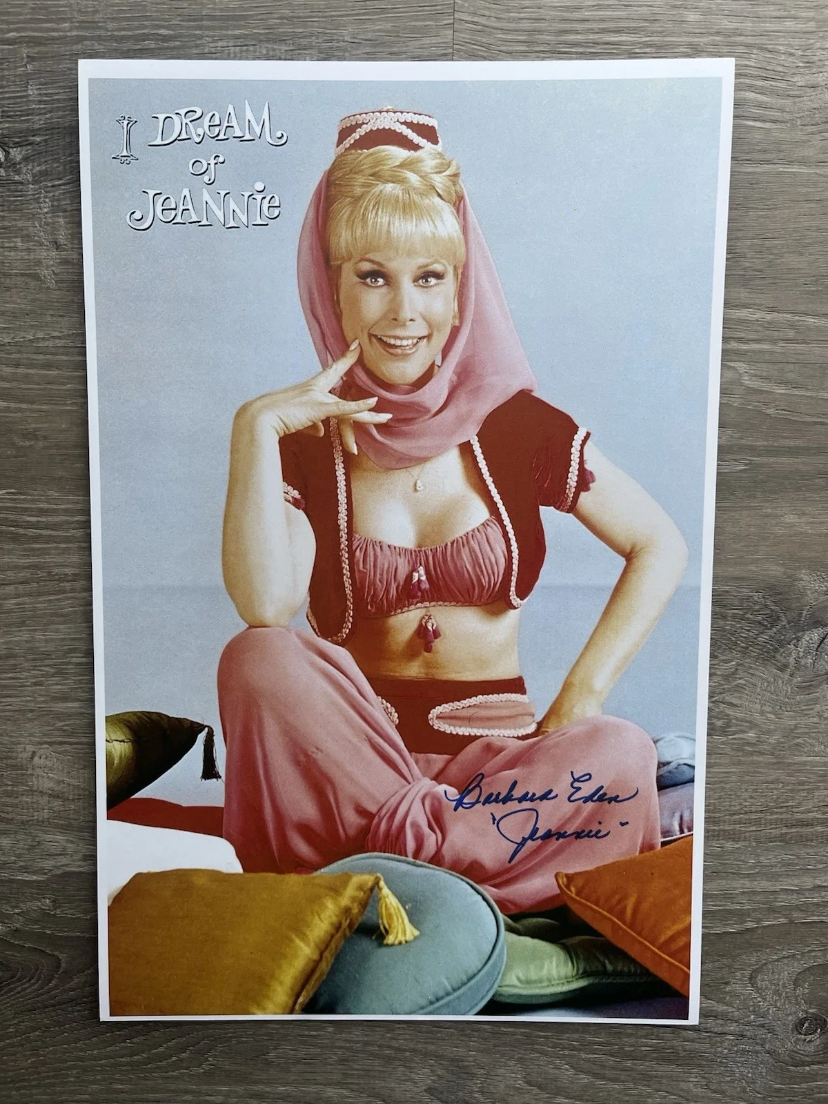 Barbara Eden — Barbara Eden Signed 11x17 Photo I Dream Of Jeannie Steel City Con COA, изображение 2