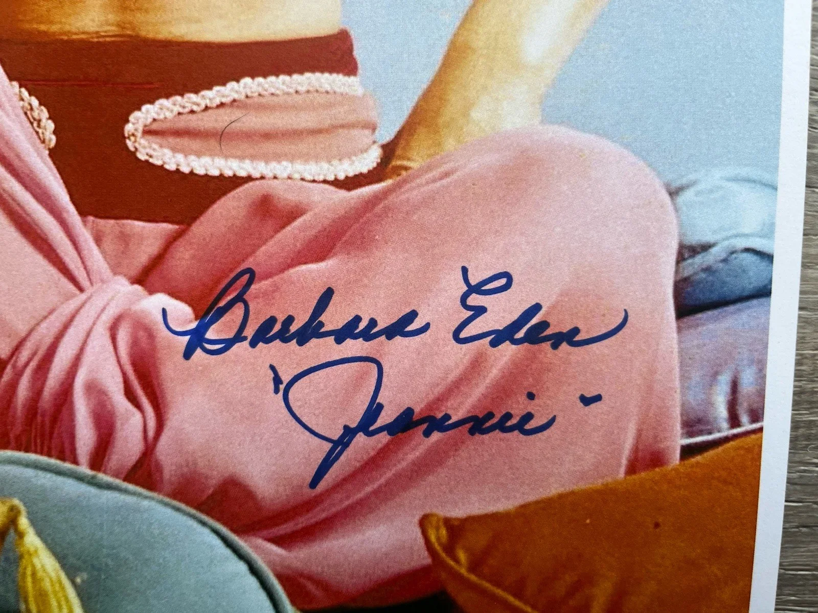 Barbara Eden — Barbara Eden Signed 11x17 Photo I Dream Of Jeannie Steel City Con COA, изображение 3