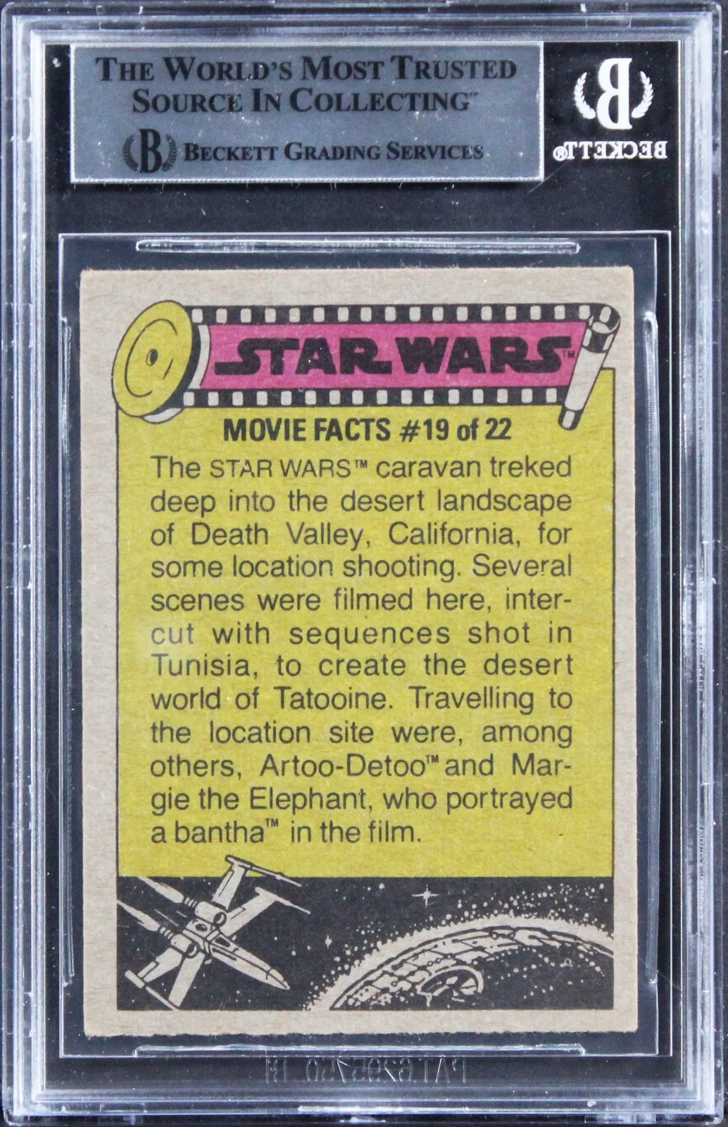 Phil Tippett, Jon Berg, Jibralta Merrill, Penny McCarthy, Kim Fa — (5) Phil Tippett, Penny McCarthy +3 Signed 1977 Star Wars #283 Card BAS Slabbed, изображение 2
