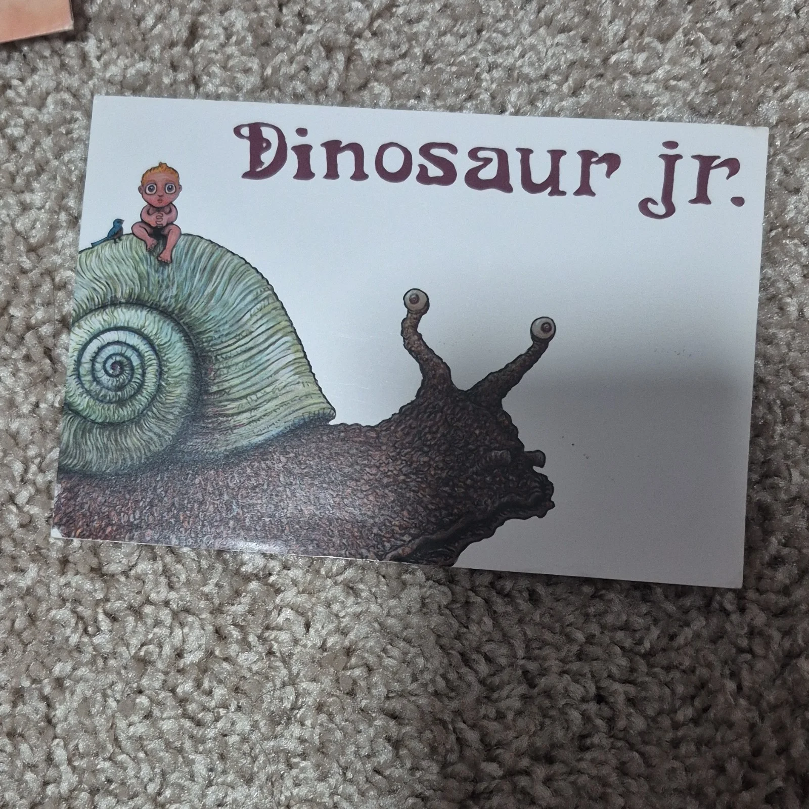 Dinosaur Jr. Autographed mini Vinyl Record Original Signed Sleeve, image 5