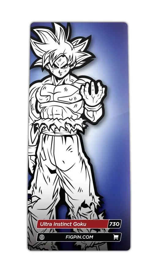 FiGPiN Ultra Instinct Goku (0730) Dragon Ball Super 3-Inch Enamel Pin, image 2