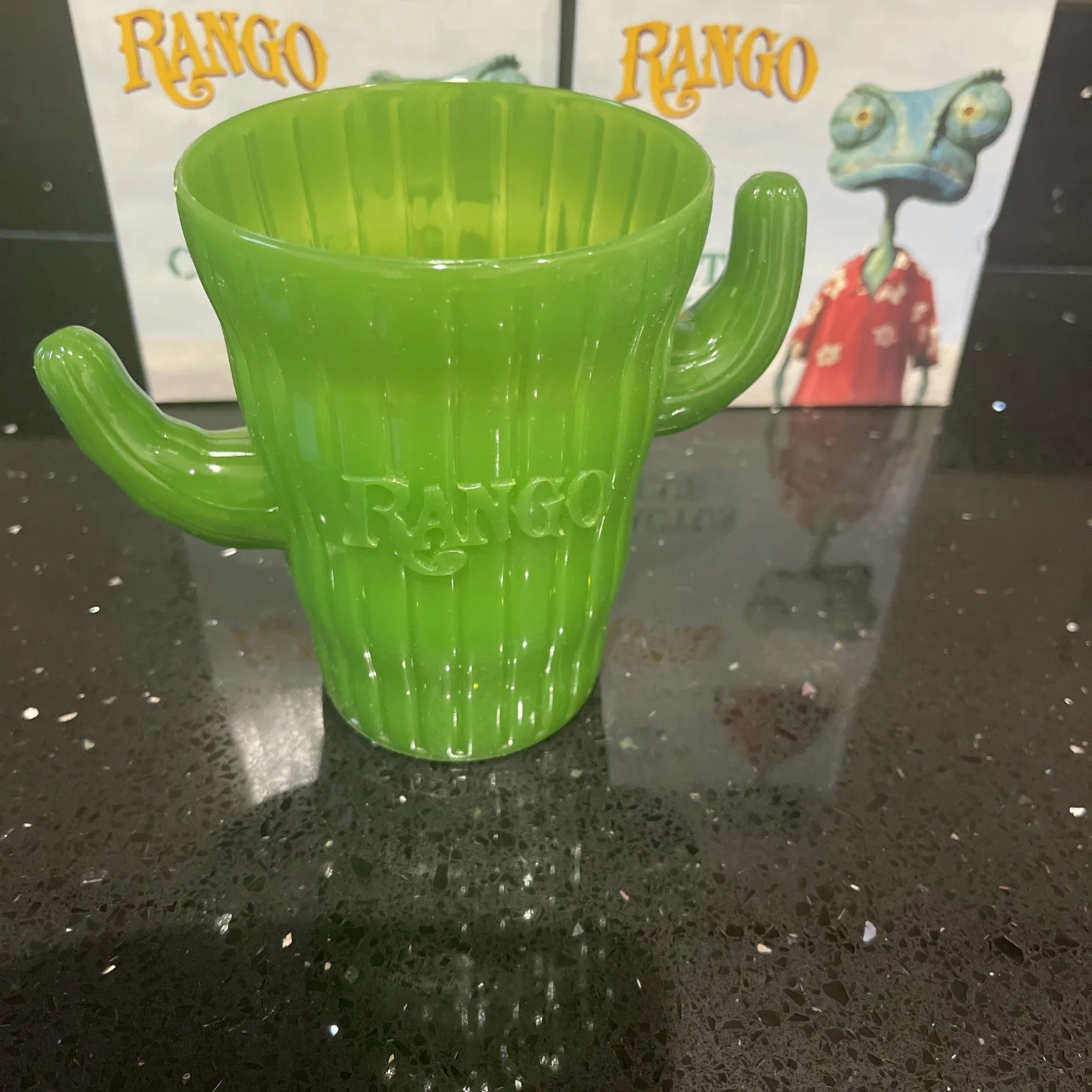 4 x Rango Movie Merchandise Cactus Cup beaker Tiki bar New Old Stock 2011 BNIB, изображение 3