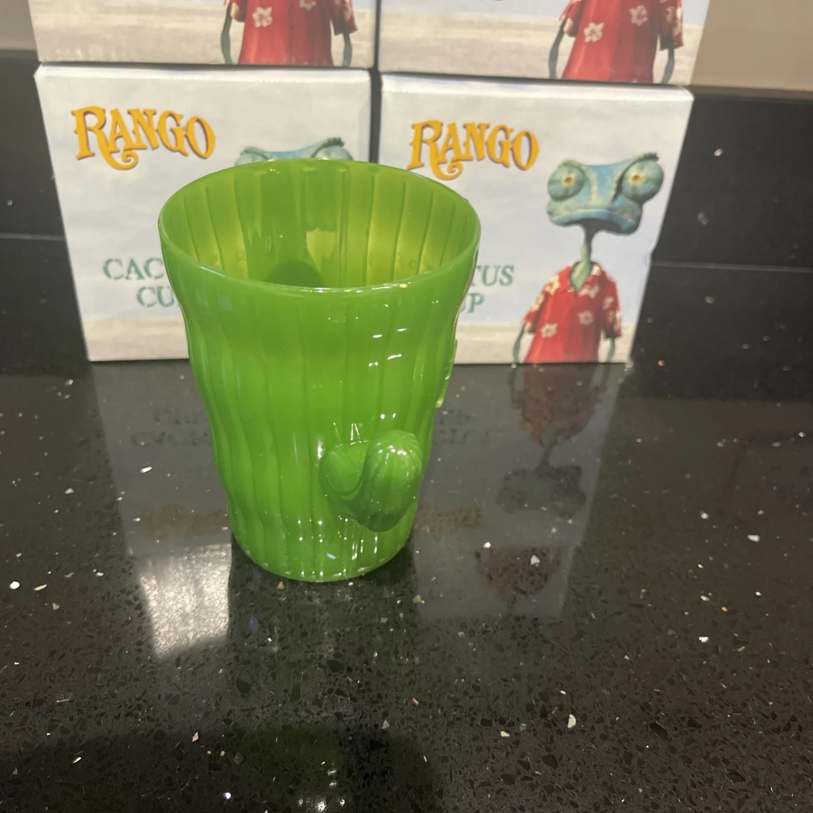 4 x Rango Movie Merchandise Cactus Cup beaker Tiki bar New Old Stock 2011 BNIB, изображение 4