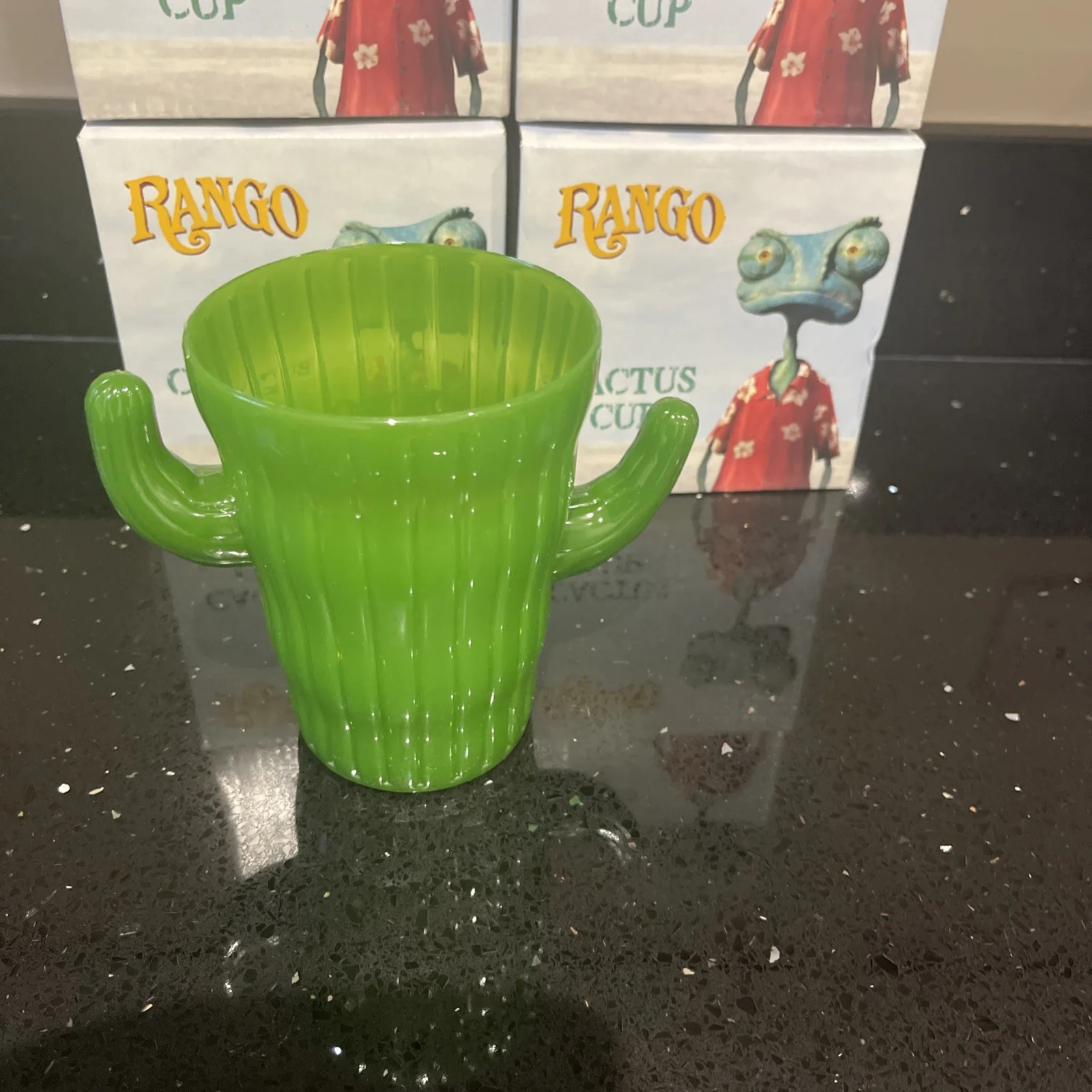 4 x Rango Movie Merchandise Cactus Cup beaker Tiki bar New Old Stock 2011 BNIB, изображение 5