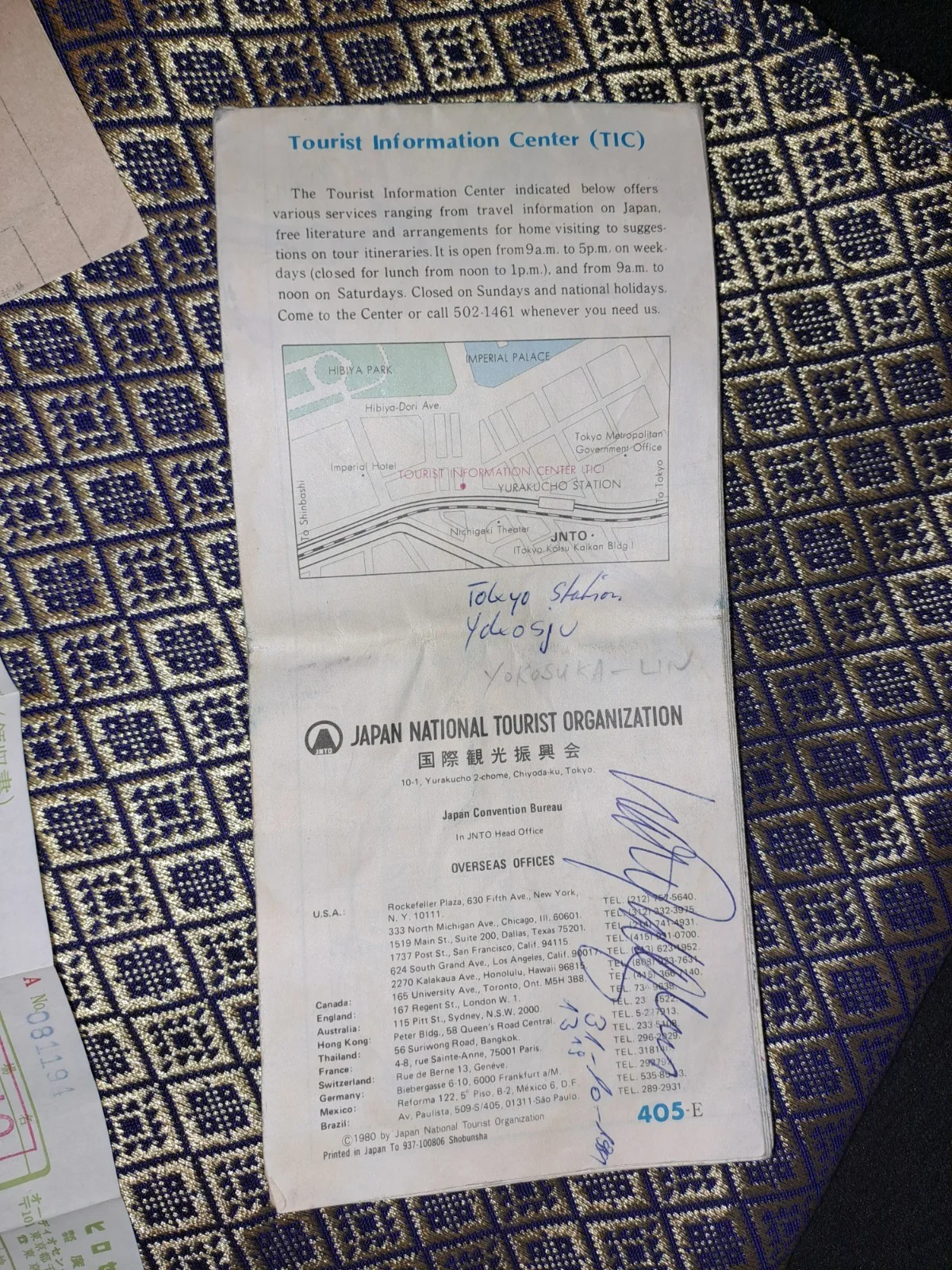 Udo Juergens aka U.J. Bockelmann genuine AUTOGRAPH Tokyo / Japan 1981, изображение 5