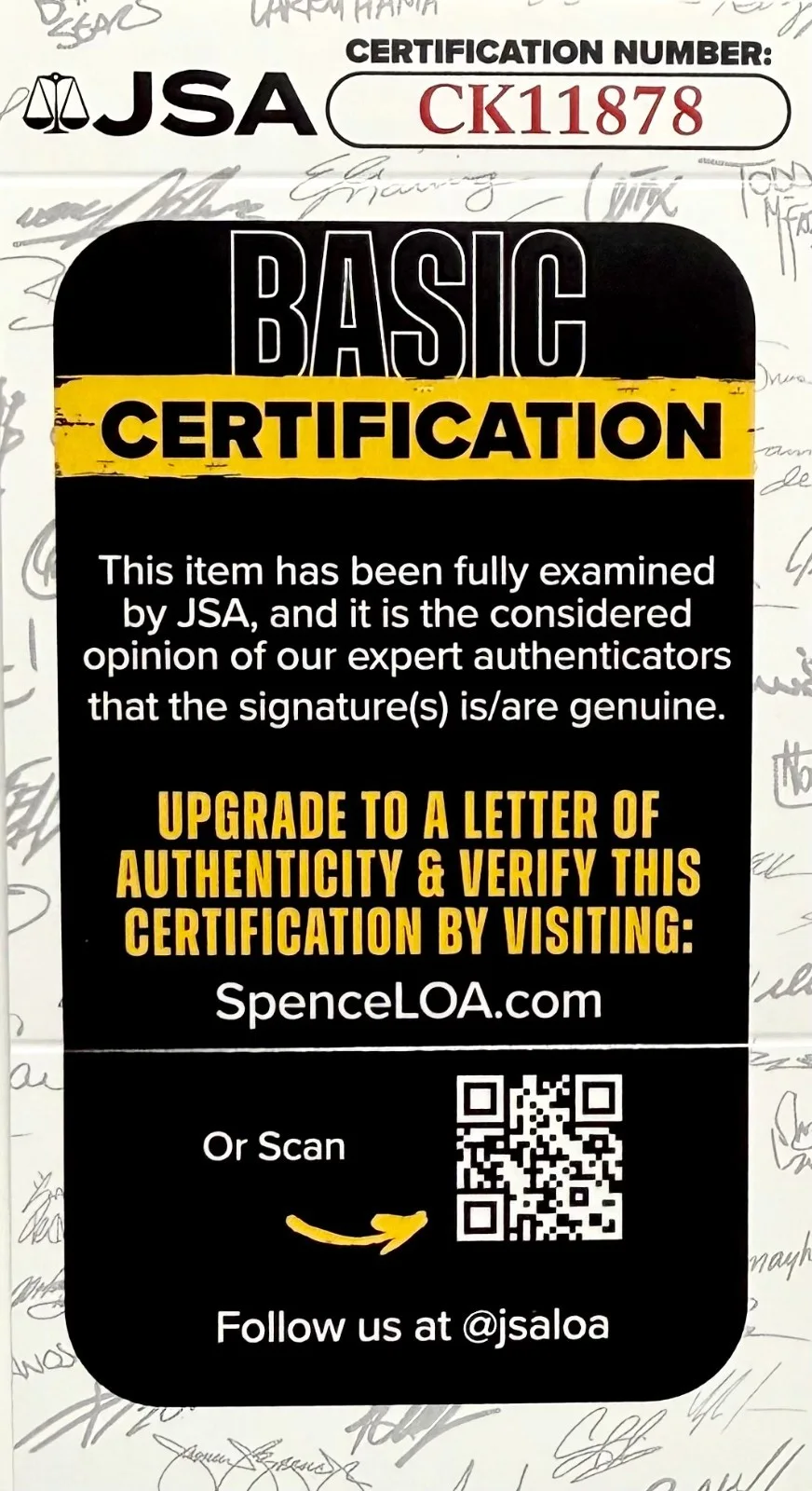 Martin Mull — MARTIN MULL Signed Autographed 3"x 5" INDEX CARD Clue Roseanne JSA CERTIFIED, image 2