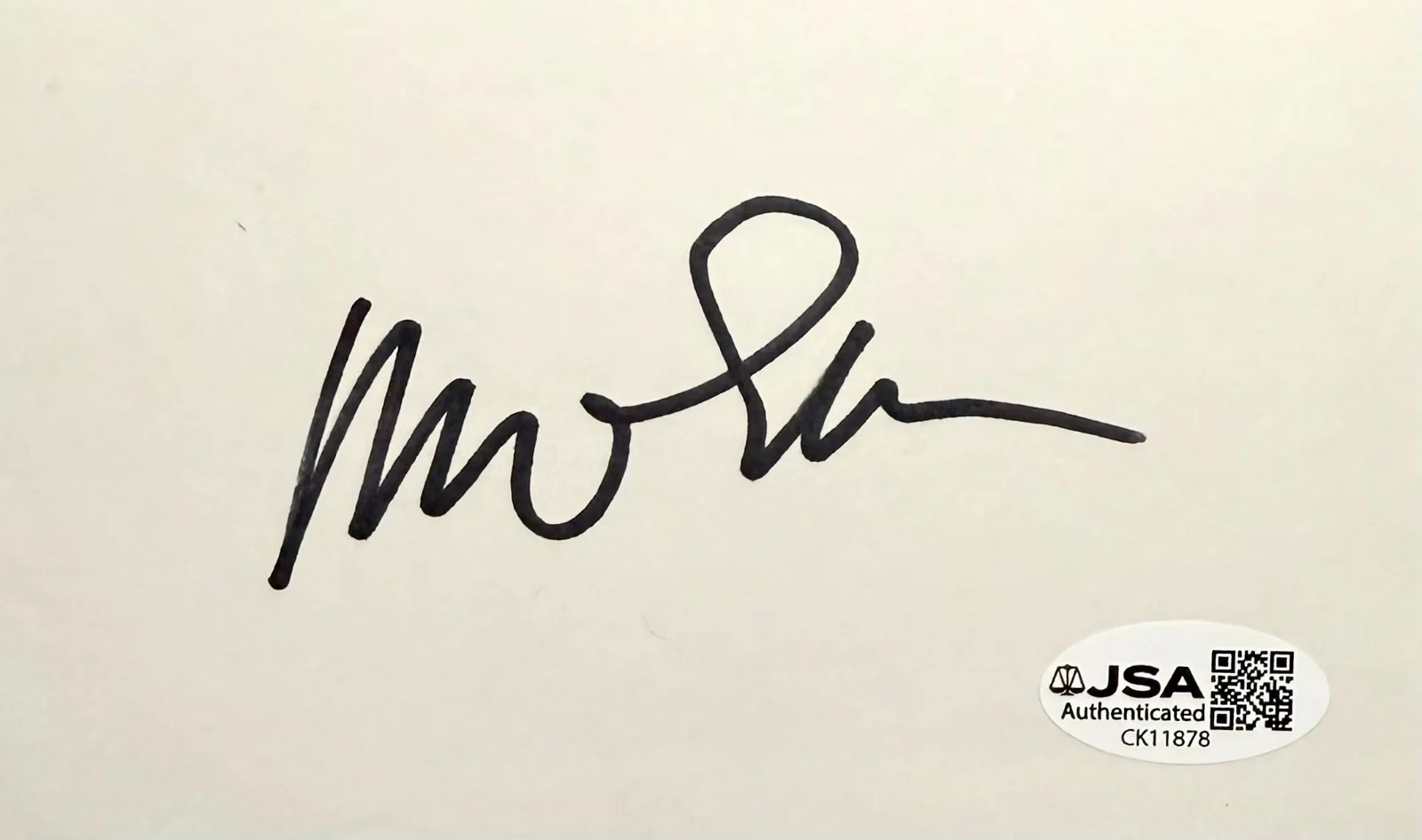 Martin Mull — MARTIN MULL Signed Autographed 3"x 5" INDEX CARD Clue Roseanne JSA CERTIFIED, image 3