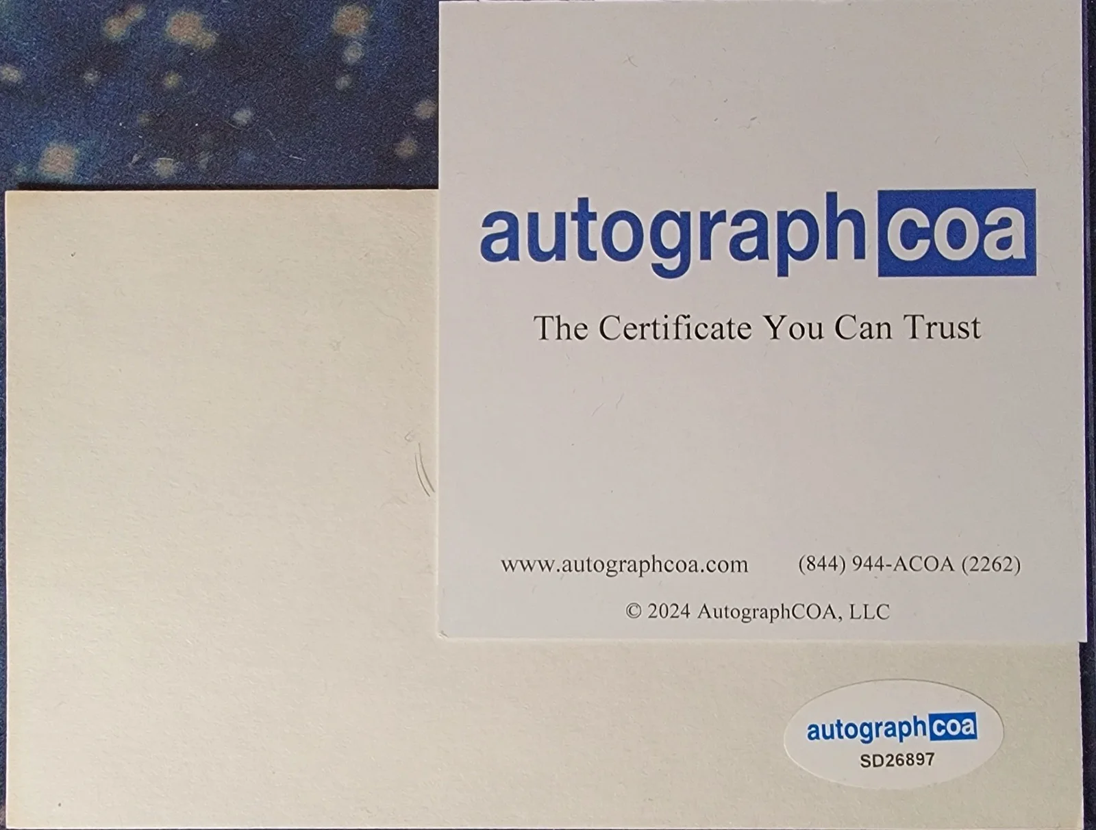 Eli Wallach — Eli Wallach Authentic Signed Index Card W/ ACOA The Good, The Bad, And The Ugly, изображение 2