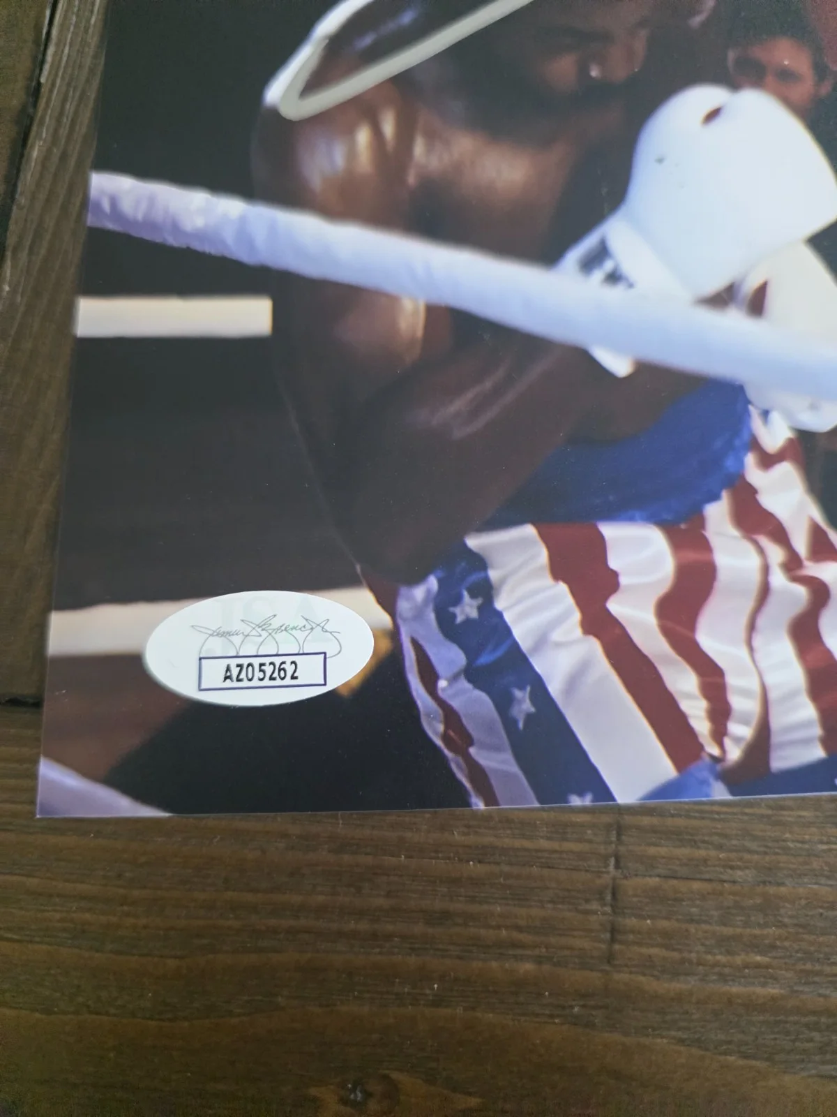 DOLPH LUNDGREN SIGNED 'ROCKY IV' IVAN DRAGO 8x10 MOVIE PHOTO jsa COA, изображение 2