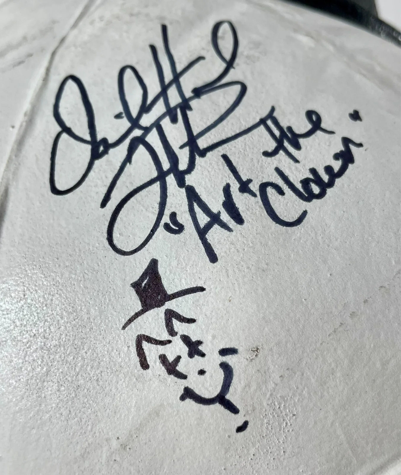 David Howard Thornton — David Howard Thornton Signed TOTS Terrifier Art The Clown Mask Autograph JSA COA, изображение 4