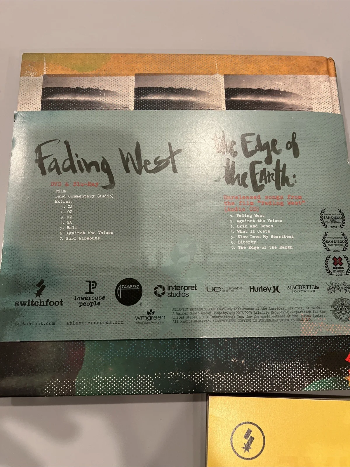 Switchfoot collector's sets: signed Fading West album (CD), Hello Hurrican, image 5
