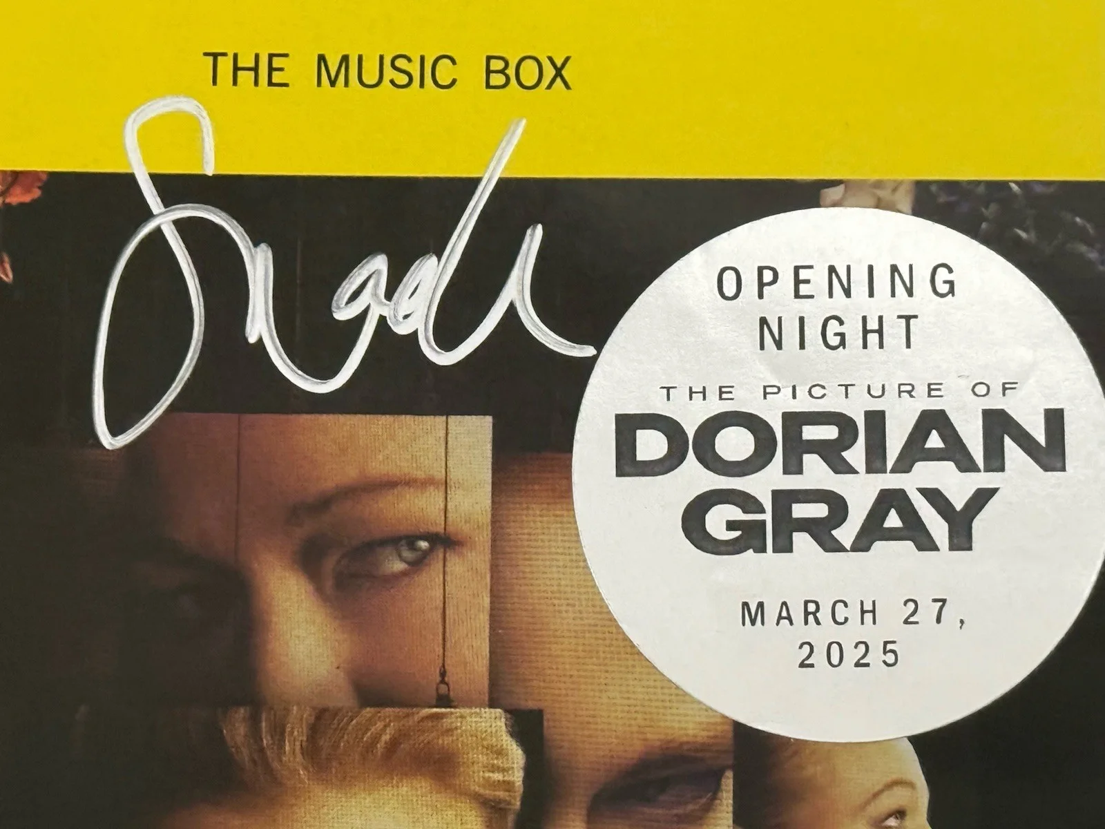 Sarah Snook — Sarah Snook signed Opening Night Playbill The Picture of Dorian Gray Beckett BAS, изображение 2