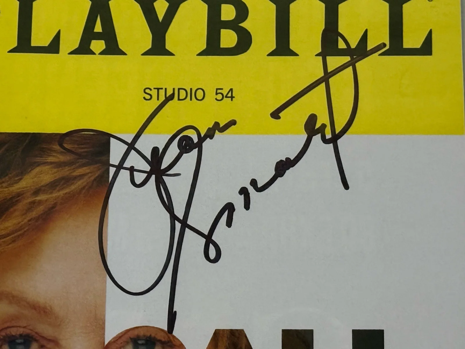Jean Smart — Jean Smart Call Me Izzy Signed Autograph Playbill Beckett Authenticated Broadway, image 2