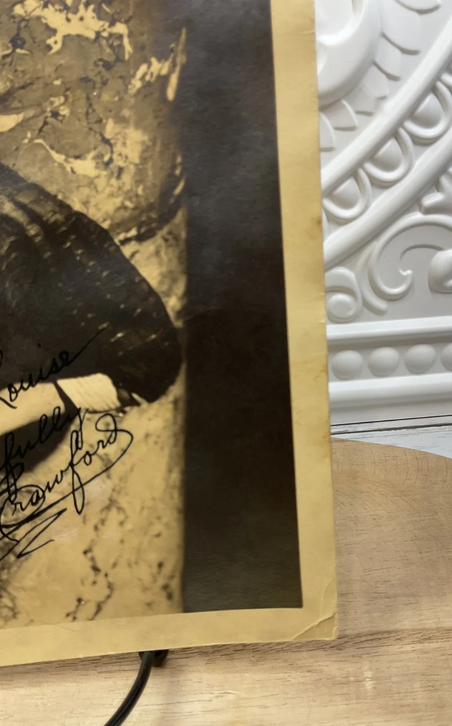 Joan Crawford — Vintage MGM Joan Crawford 8x10 Silver Gelatin Photo w/ Period Ink Inscription, изображение 4