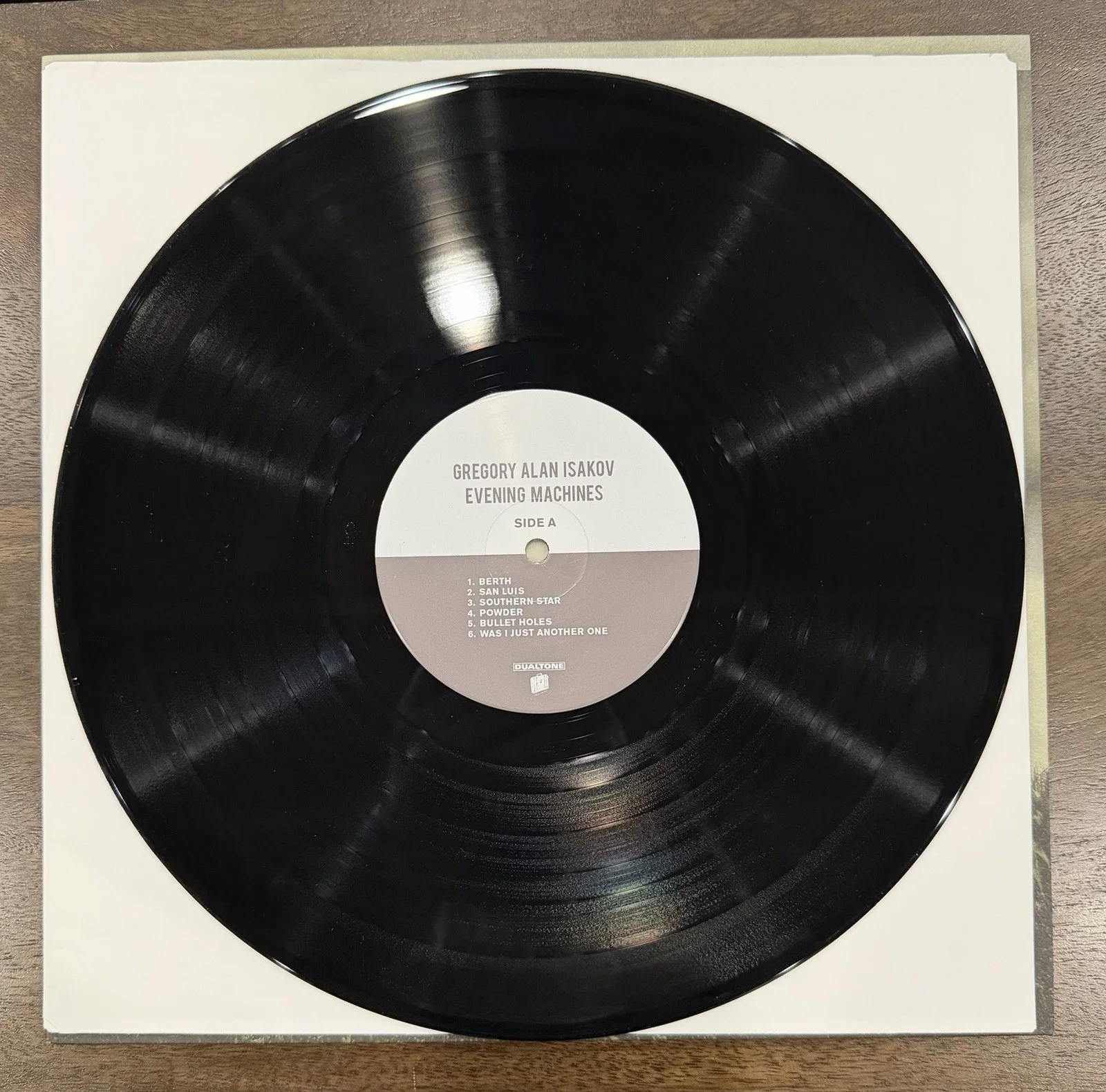 Gregory Alan Isakov Evening Machines Signed Vinyl Album Autographed LP Record, image 4