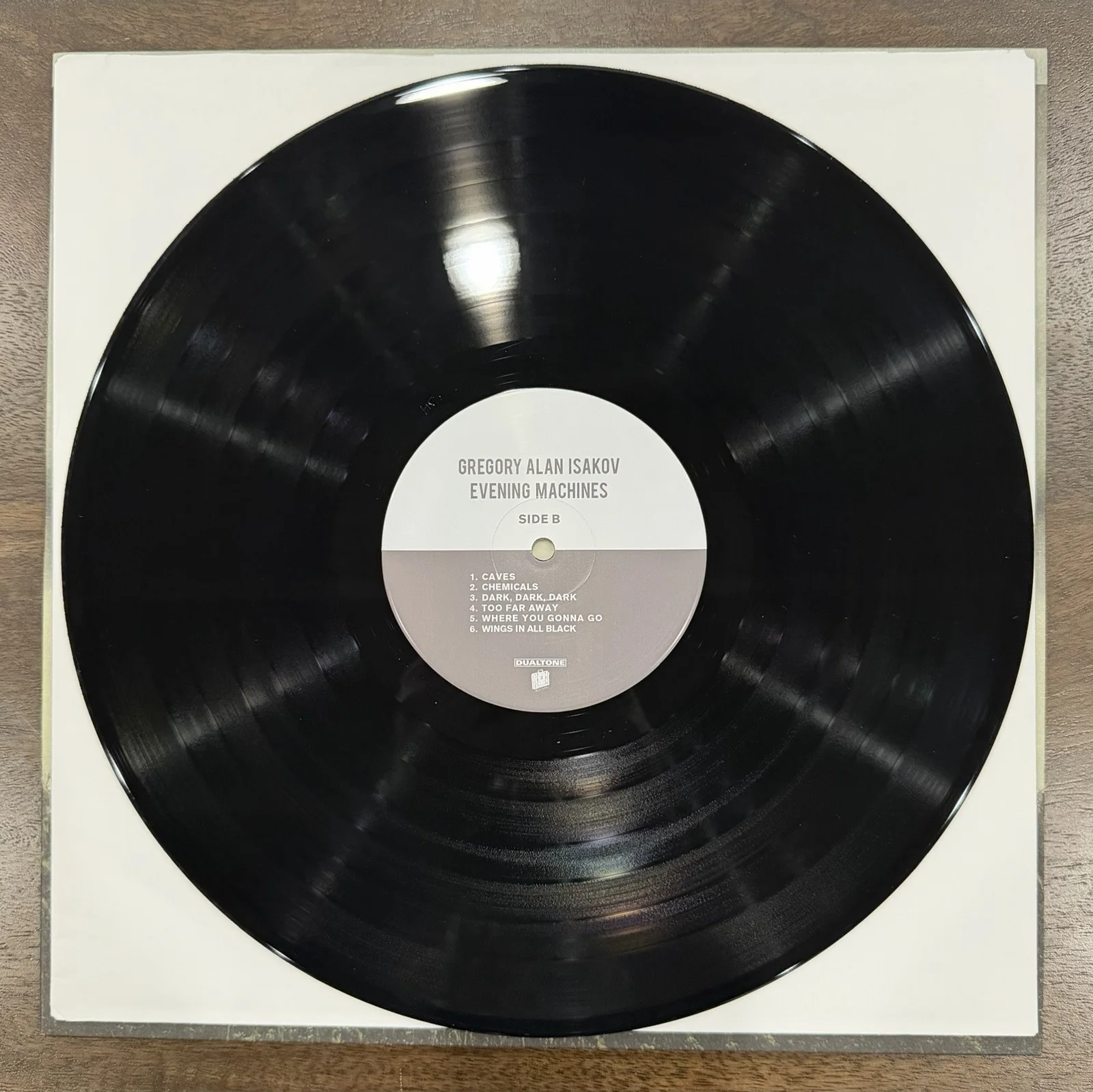 Gregory Alan Isakov Evening Machines Signed Vinyl Album Autographed LP Record, image 5