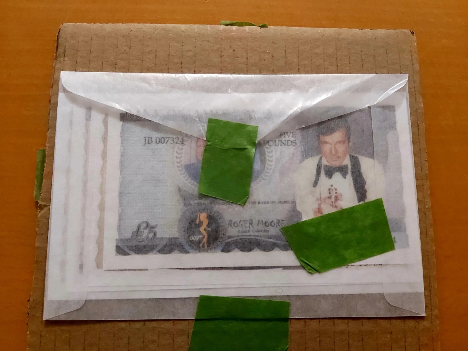 JAMES BOND ORIGINAL BRITISH POUND NOTES. £5 ,10 ,20 & £50, image 4