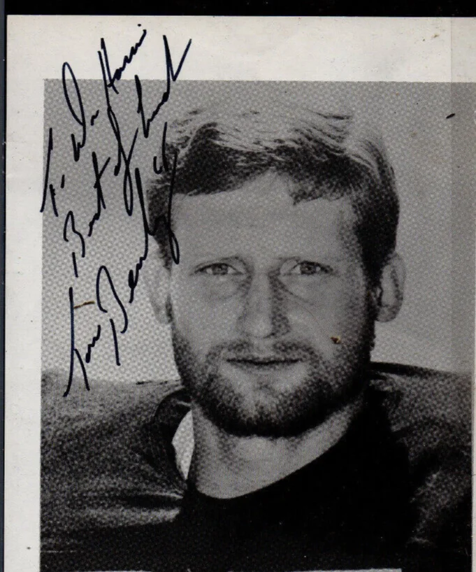 1982 Tom Beasley Hand Signed Pittsburgh Steelers Autograph great, image 3