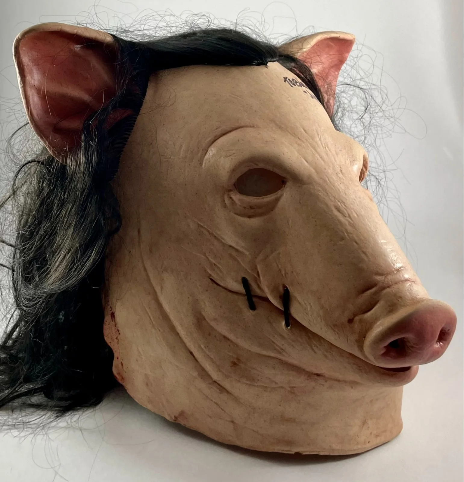 Tobin Bell — Tobin Bell Signed TOTS SAW Pig Head Mask Authentic Autograph Jigsaw JSA COA, image 4