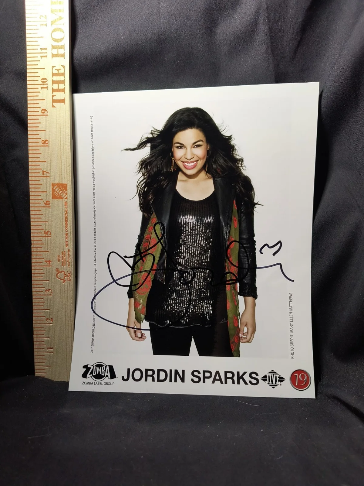 Jordan Sparks Autographed Photo Lot, 8x10, American Idol Winner, Actress, изображение 2