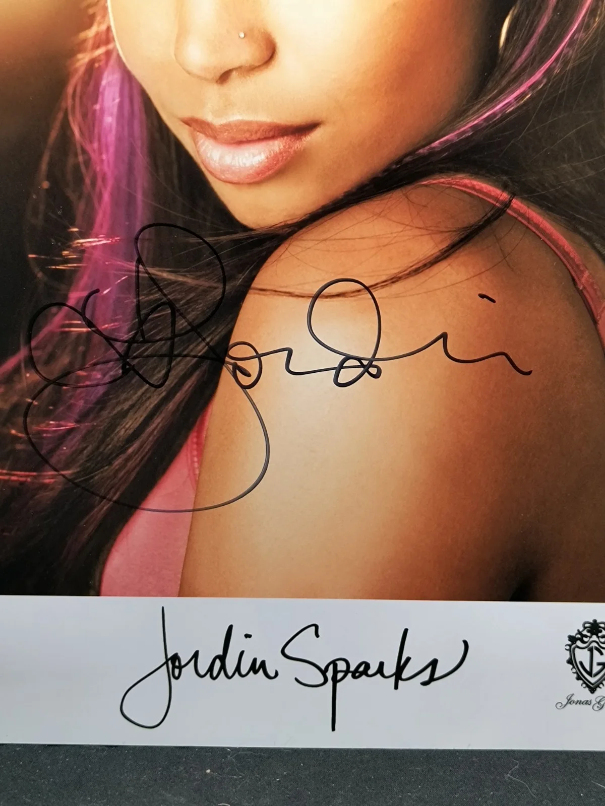 Jordan Sparks Autographed Photo Lot, 8x10, American Idol Winner, Actress, изображение 3