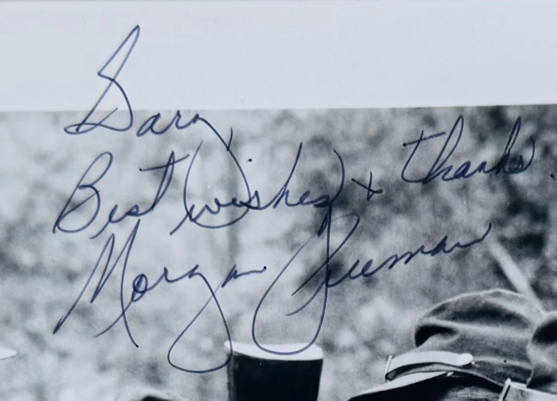 Morgan Freeman Vintage Signed Autographed Glory 8x10 Photo SWAU Authenticated, image 2
