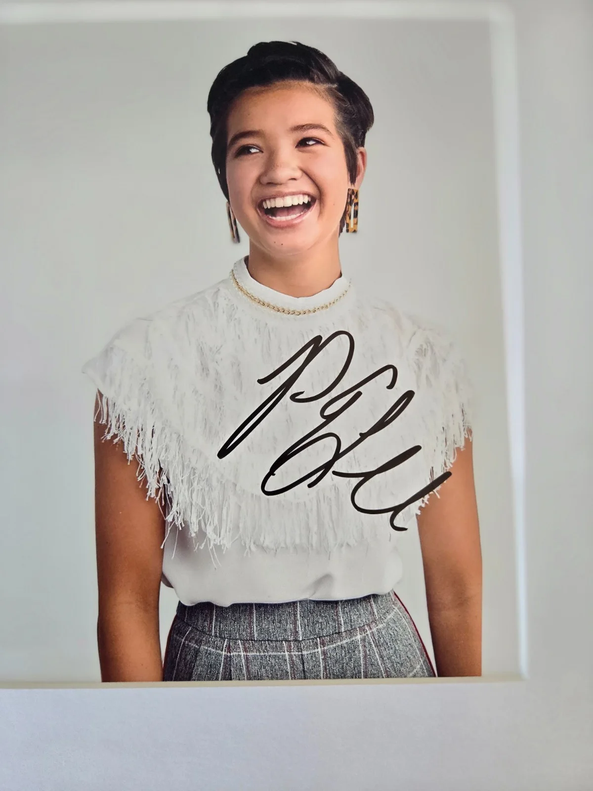 Peyton Elizabeth Lee Signed Framed 11x14 Photo Display AW Andi Mack Doogie, image 2