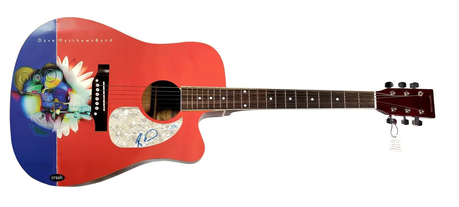 Dave Matthews Band Boyd Tinsley Autographed Custom Graphics Guitar, image 2