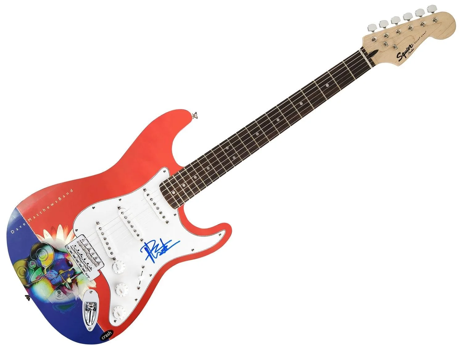 Dave Matthews Band Signed Autographed Crash Album CD Custom Graphics Guitar, image 3