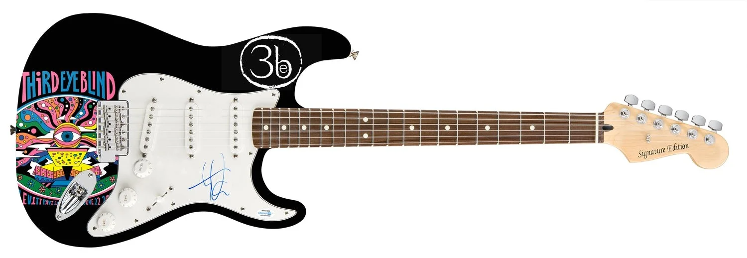 Third Eye Blind Stephen Jenkins Autographed Album Cd Photo Graphics Guitar, изображение 2