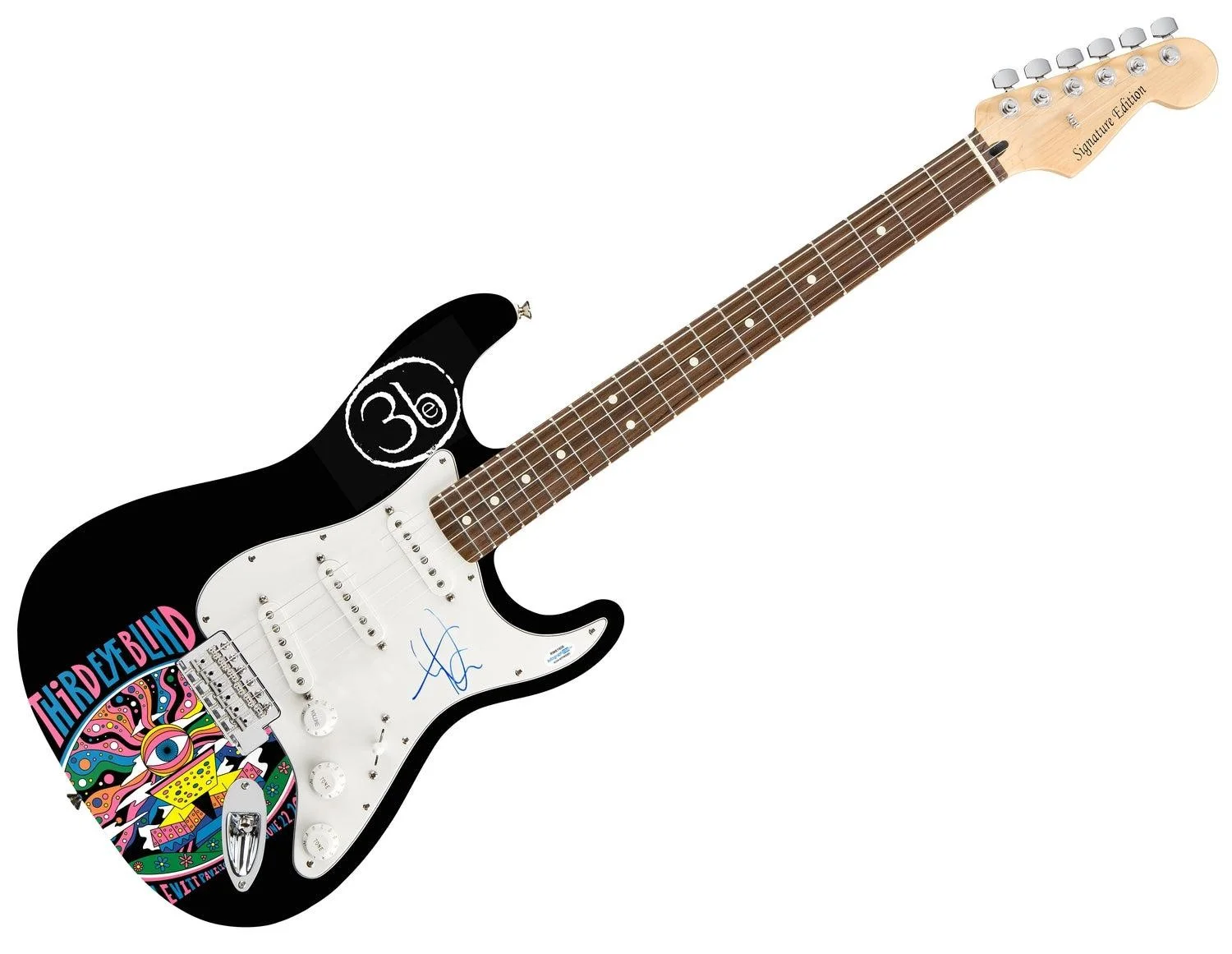 Third Eye Blind Stephen Jenkins Autographed Album Cd Photo Graphics Guitar, изображение 3