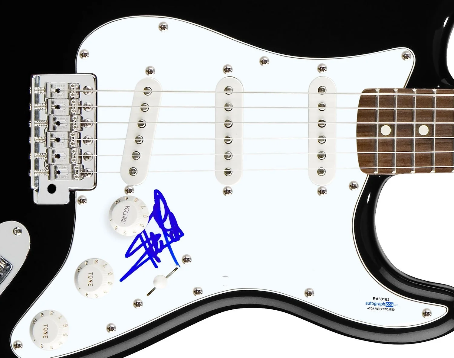 Twisted Sister Eddie Ojeda Signed Autographed Guitar ACOA, image 2
