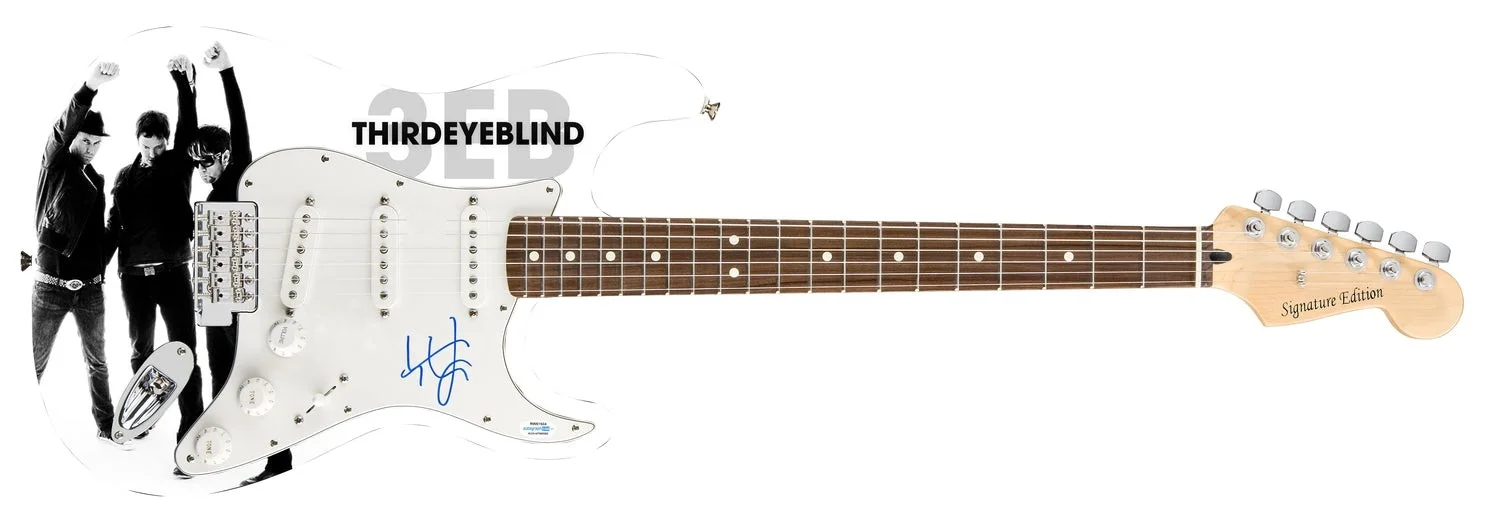 Third Eye Blind Stephen Jenkins Autographed Album Cd Photo Graphics Guitar, изображение 2