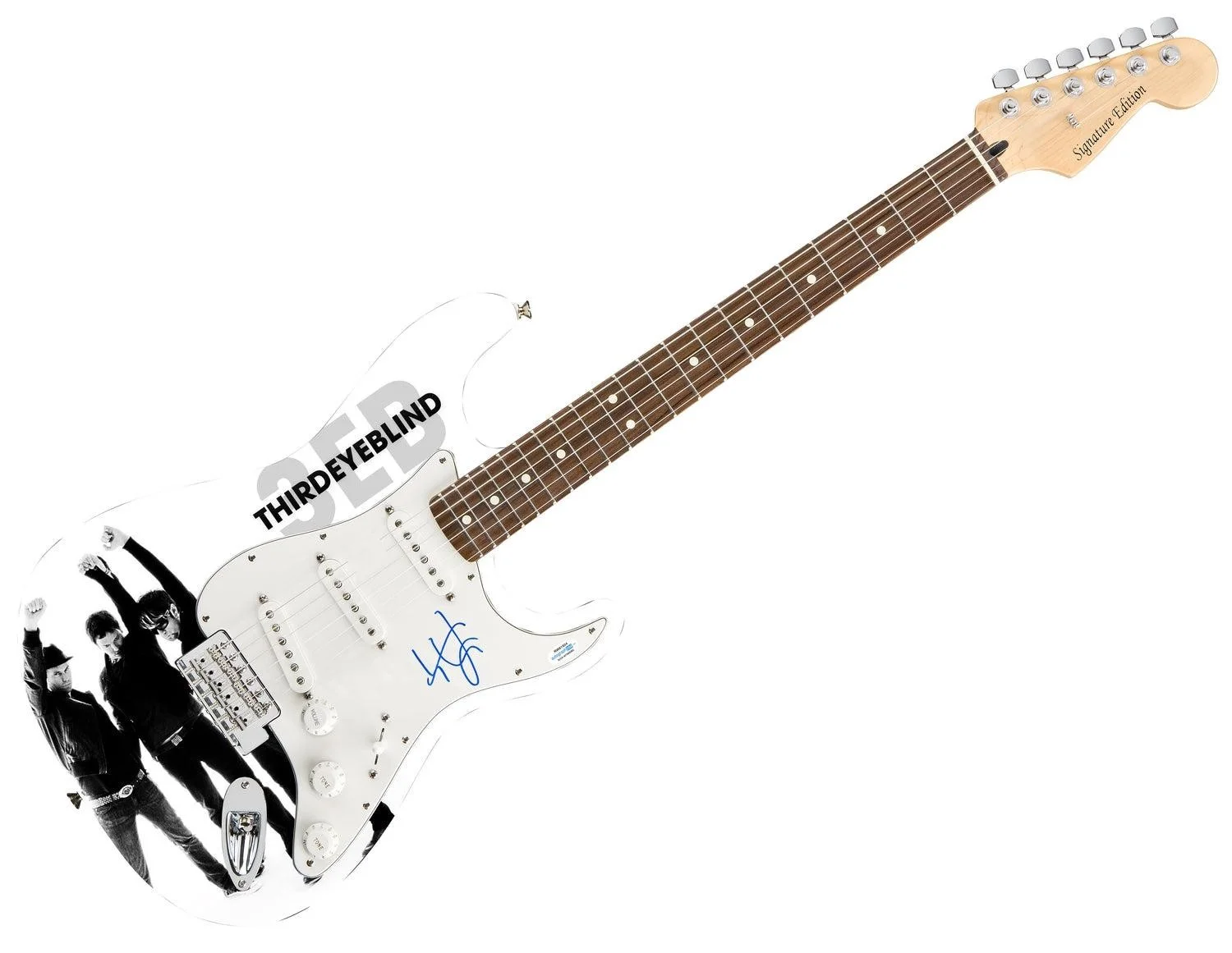 Third Eye Blind Stephen Jenkins Autographed Album Cd Photo Graphics Guitar, изображение 3
