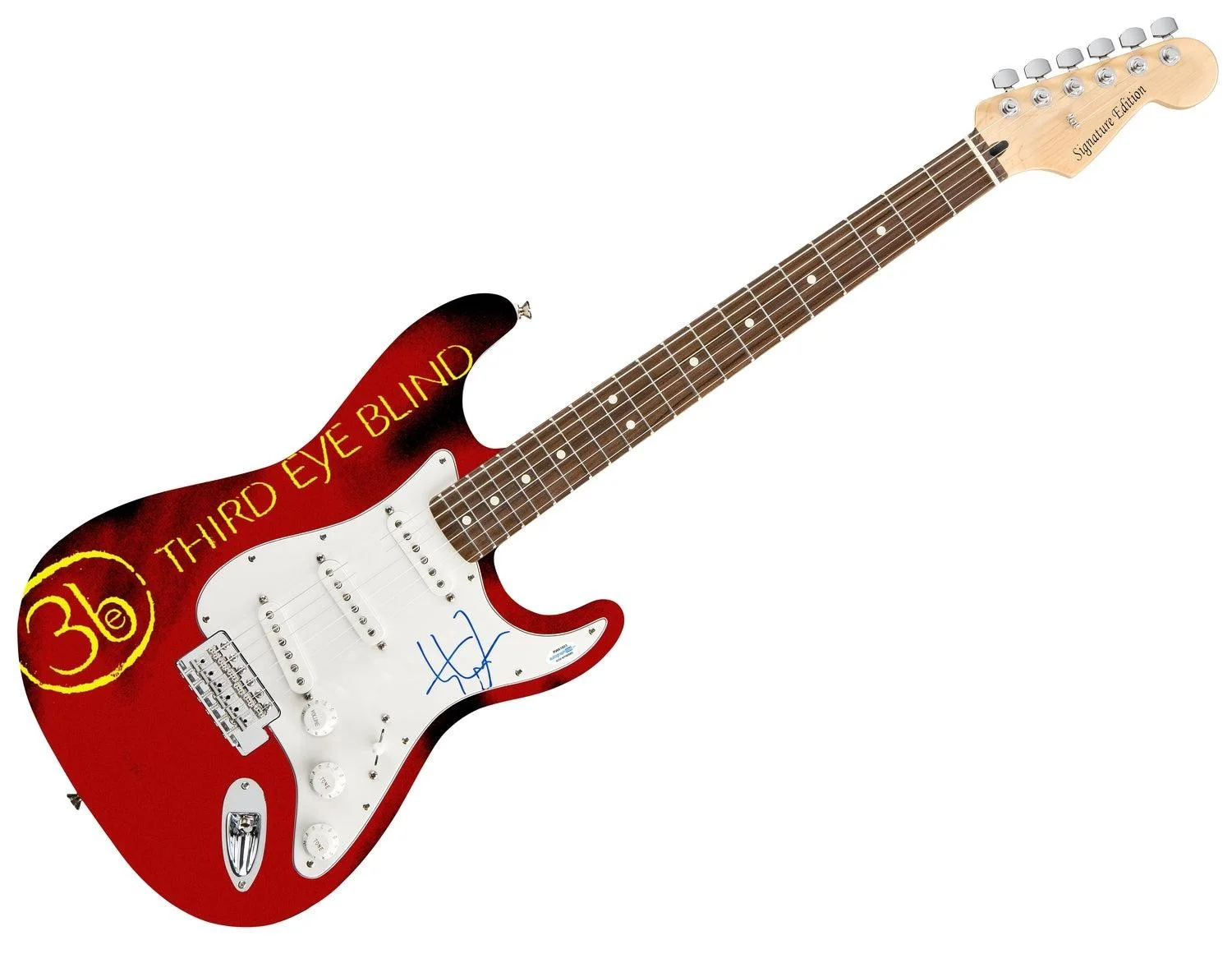 Third Eye Blind Stephen Jenkins Autographed Album Cd Photo Graphics Guitar, изображение 3