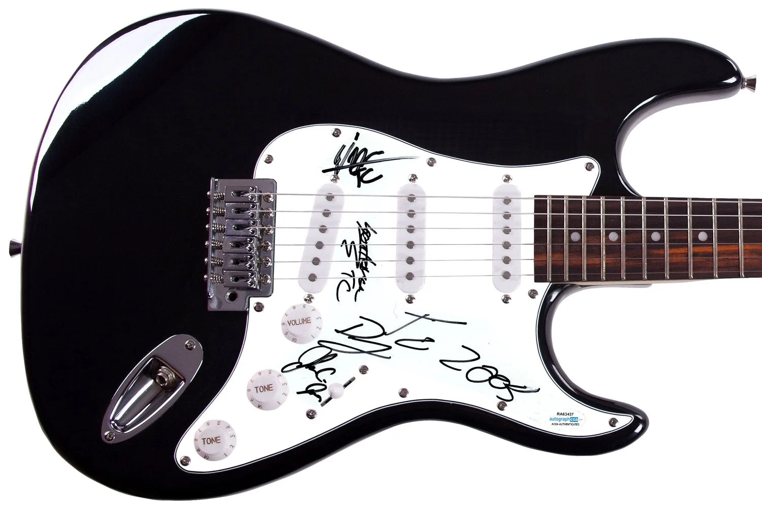 Trauma Concept Signed Autographed Guitar ACOA, image 2