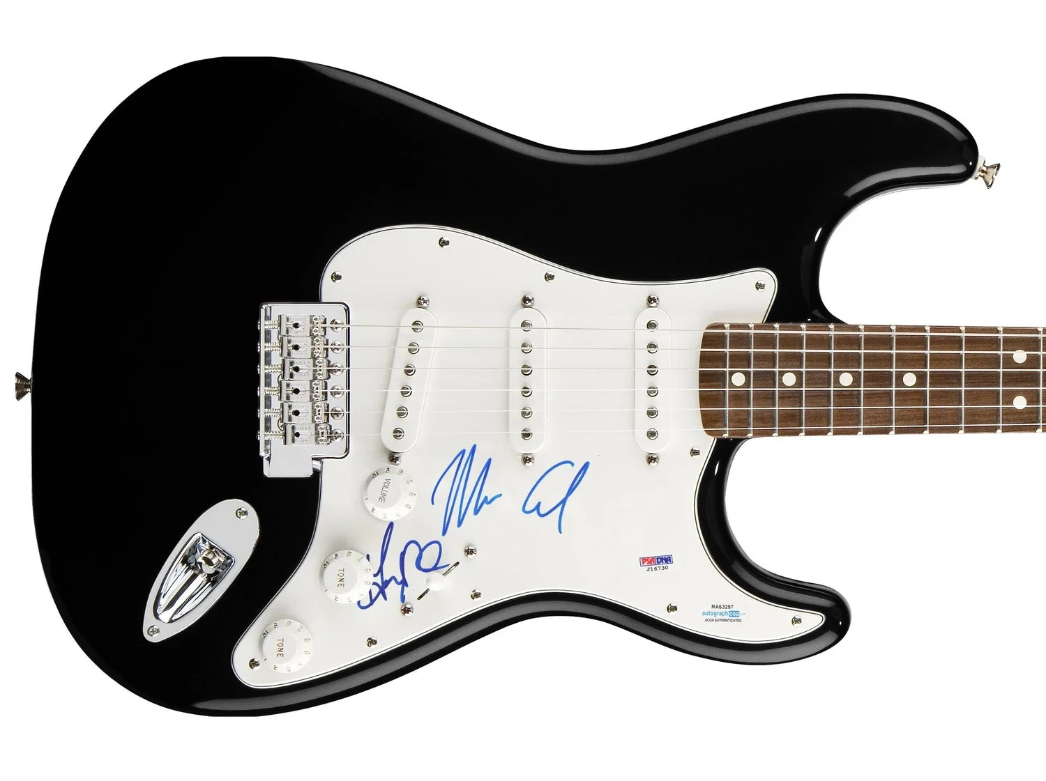 The Wallflowers Signed Autographed Guitar ACOA, image 2
