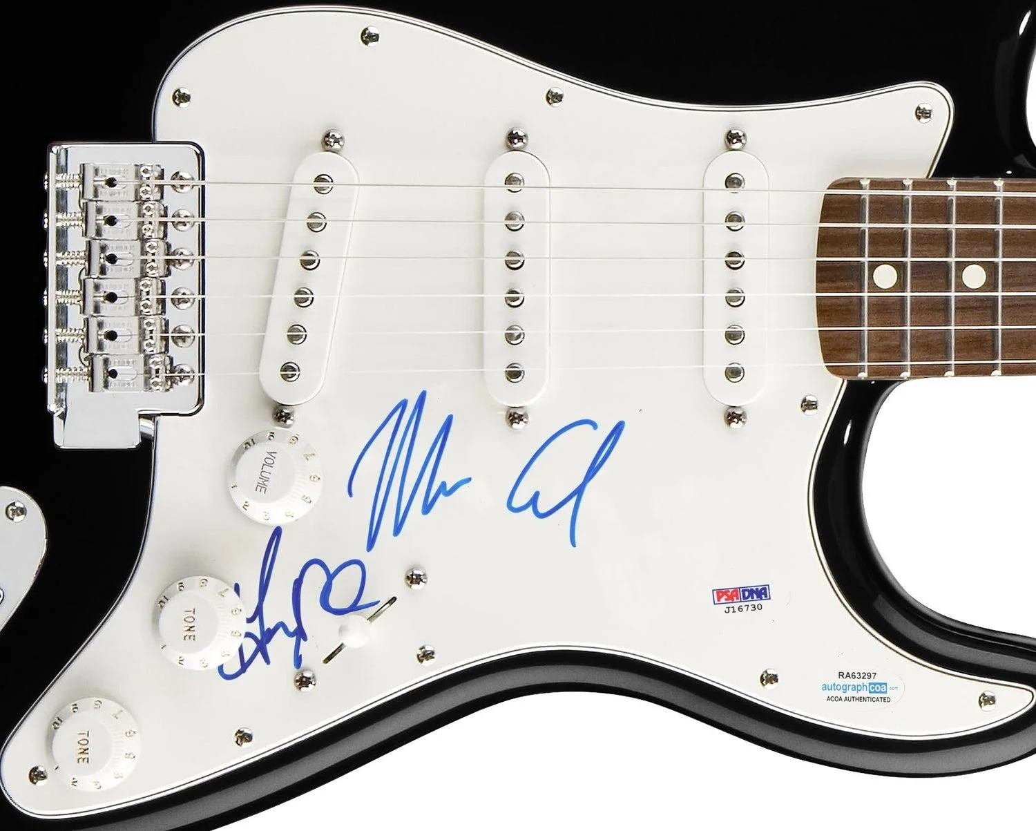 The Wallflowers Signed Autographed Guitar ACOA, image 3