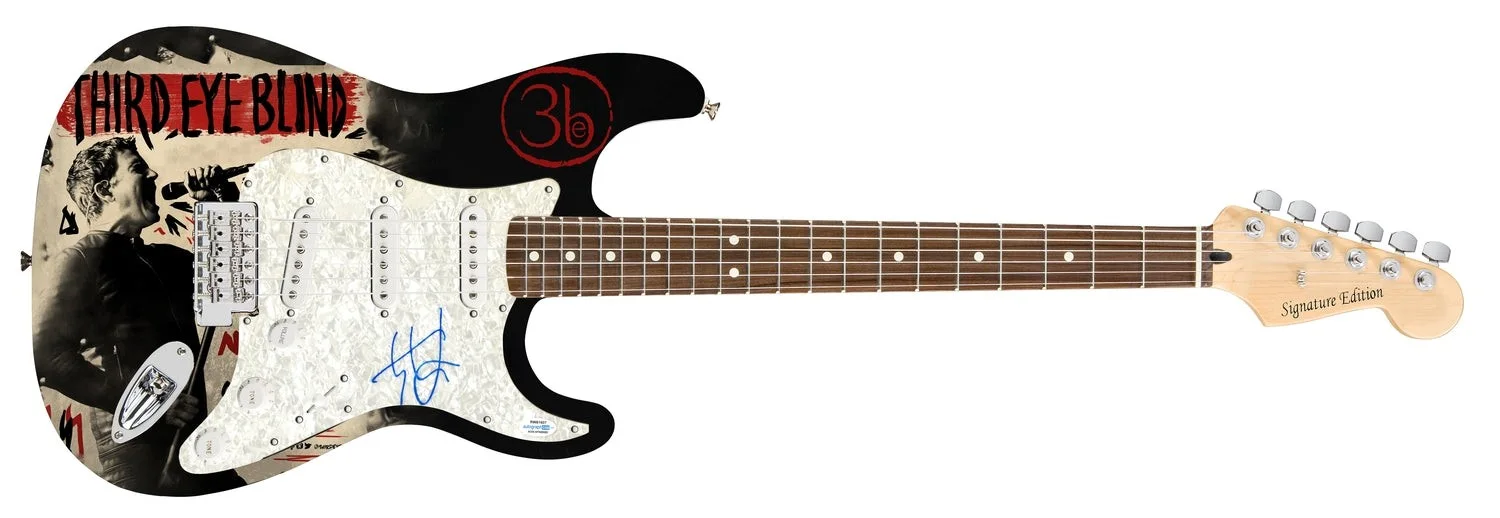 Third Eye Blind Stephen Jenkins Autographed Album Cd Photo Graphics Guitar, изображение 2